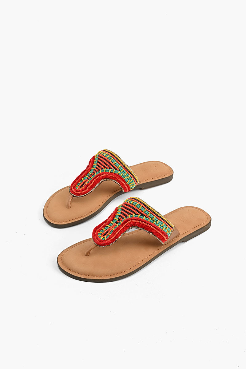 indian beaded sandals