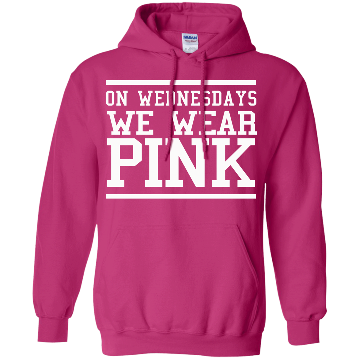 Shop On Wednesdays We Wear Pink Hoodie – Tee Peeze