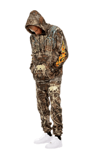 Rl Open The Pit Green Hunter Camo Hoodie Rolling Loud - green camo hoodie roblox