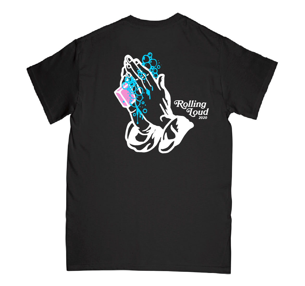 PSA Black T-Shirt – Rolling Loud