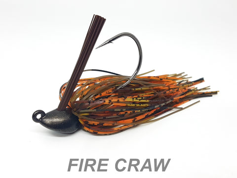 Fire Eye Jig- Sz 1/0 Hook- Sizes 1/4oz & 3/8oz