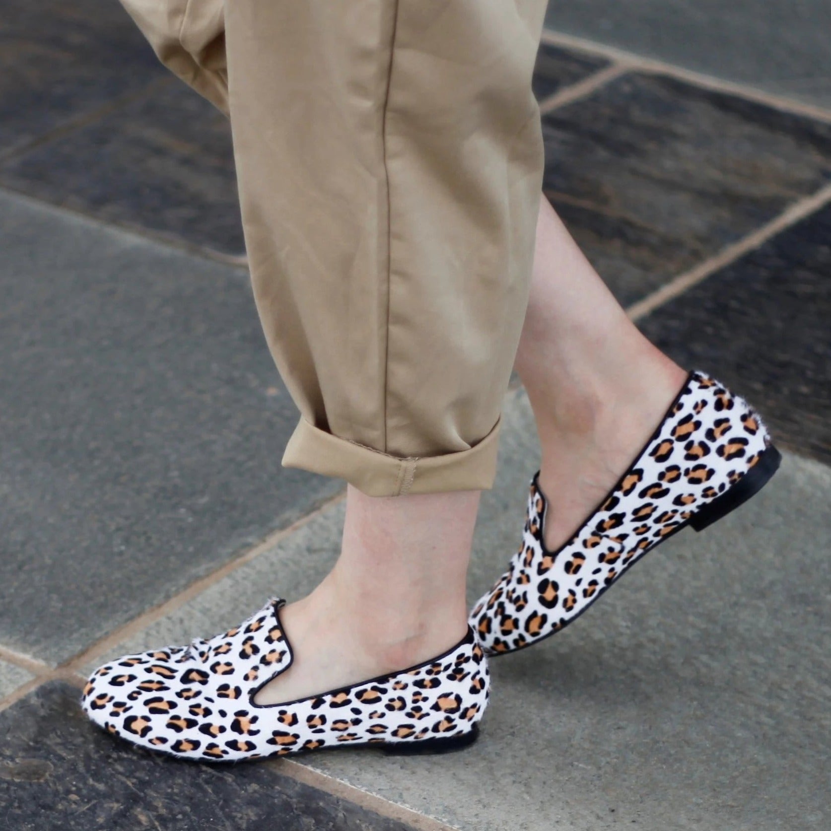 leopard print orthotic shoes