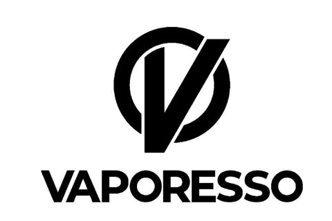 Black and white Vaporesso logo