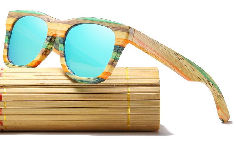 Anellimn melhor Óculos de sol feminino masculino de bambu madeira óculos de sol feminino masculino barato