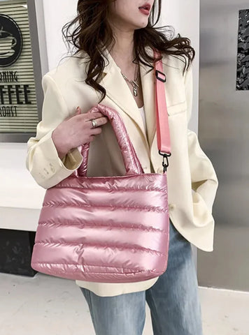 Bolsa Puffer Feminina com Alça : Seu estilo em cada detalhe e transforme seu visual!