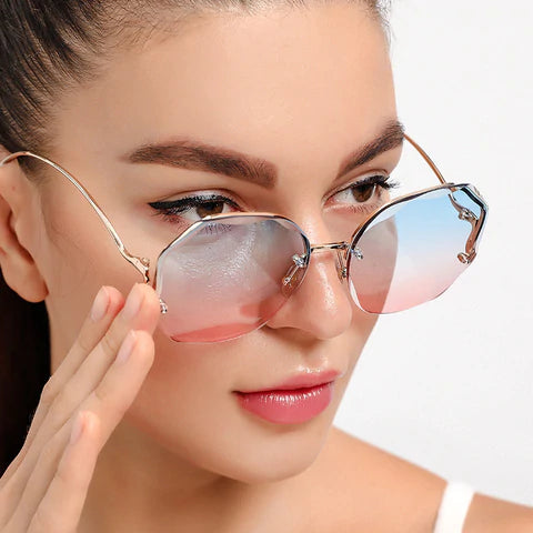 Anellimn comprar melhor oculos de sol feminino com proteção UV óculos de sol barato preço óculos retro