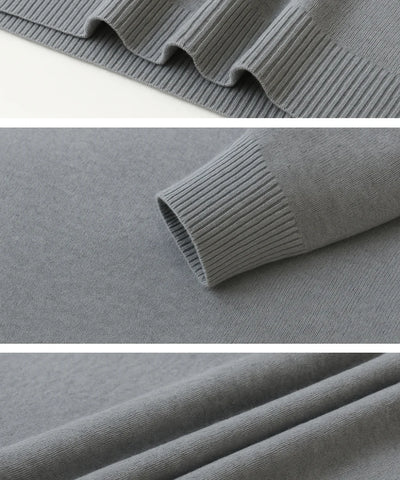 Comprar suéter masculino tricot modal com gola careca para looks casuais elegantes e confortáveis de meia estação ou ambientes formais leves em promoção