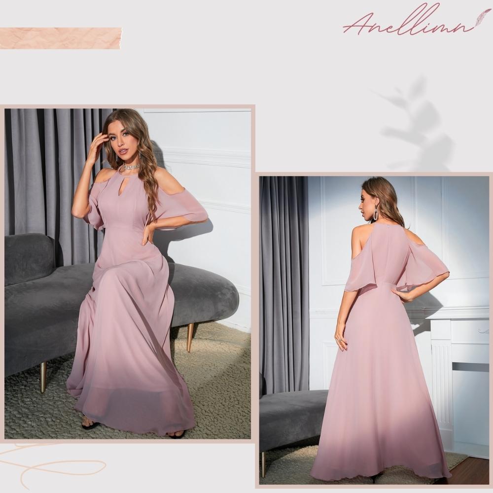 Anellimn comprar melhor vestido longo para festa barato vestido longo farm preço