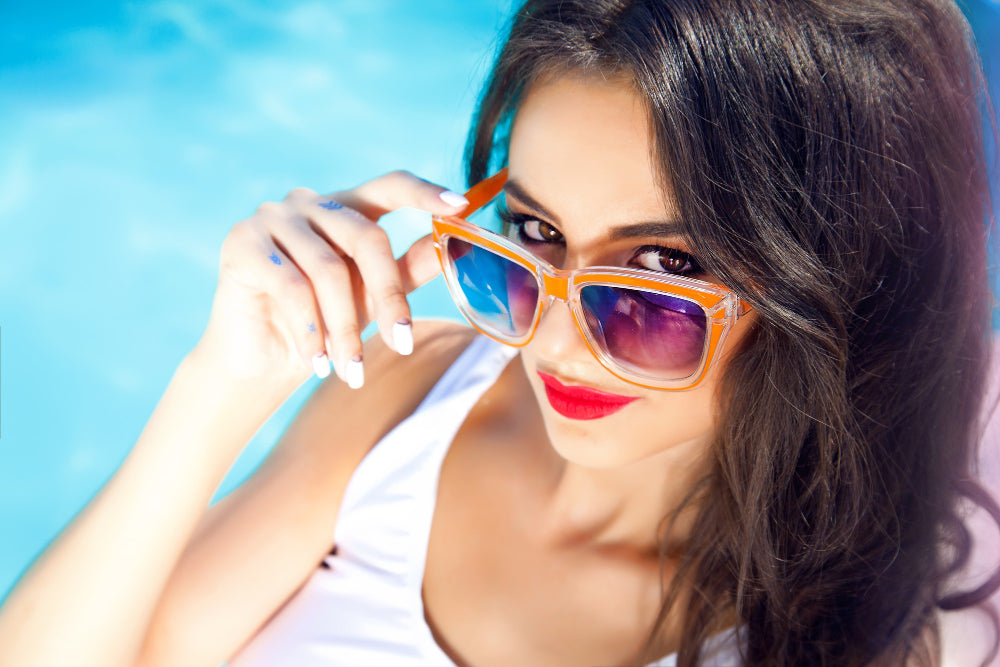 Óculos de Sol para Rosto Redondo - Destaque sua beleza natural com óculos retangulares, quadrados e cat-eye. Proteja seus olhos com estilo.