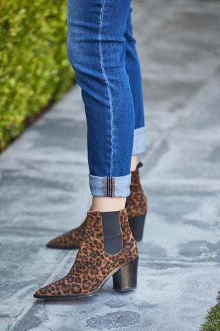 Cuffed Jeans With Booties