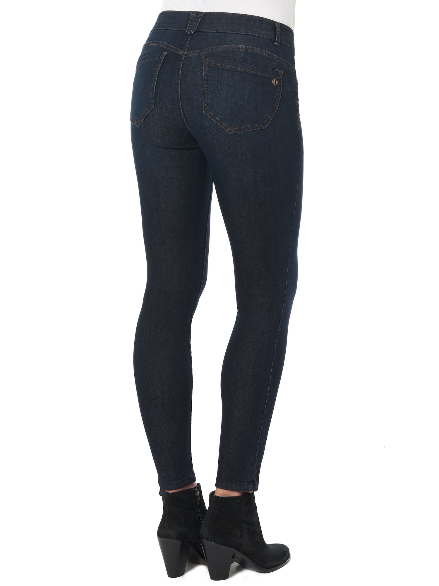 LICTZNEE Jeans for Womens, Skinny Denim Stretchy Ankle Jeggings Butt  Lifting Pants with Pockets