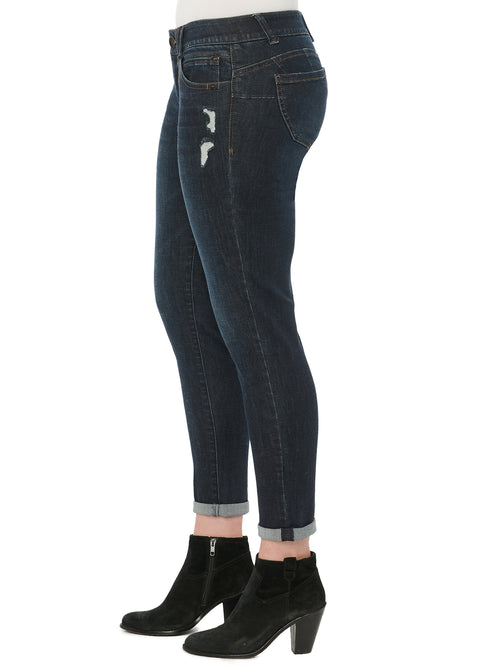 Elise High Rise Crop Flare Jeans- FINAL SALE – Mesh