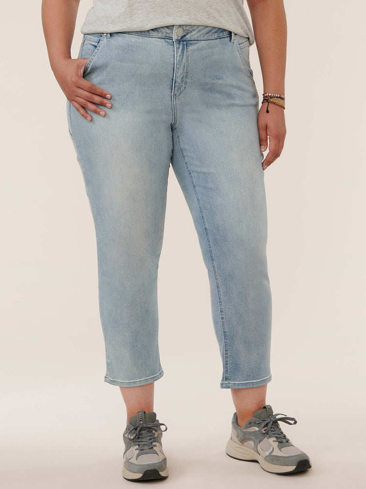 The Olivine High Rise Carpenter Jeans by Nectar Premium Denim