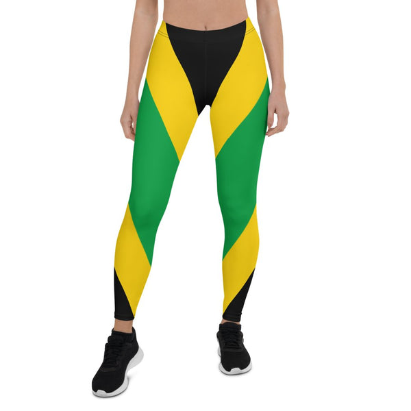 Guyanese American Flag Leggings - Conscious Apparel Store