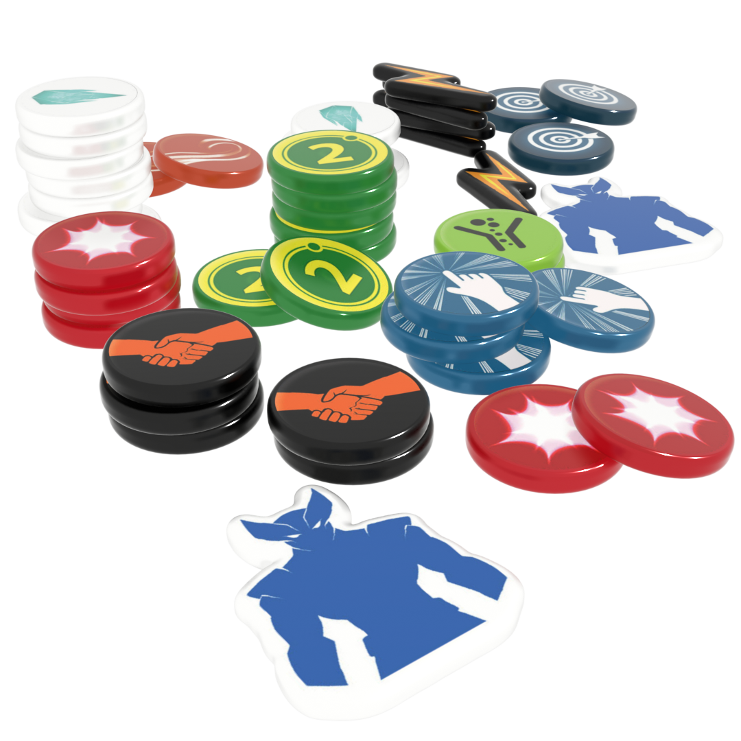 PREORDER - Acrylic Token Upgrades - Marvel Dice Throne Products