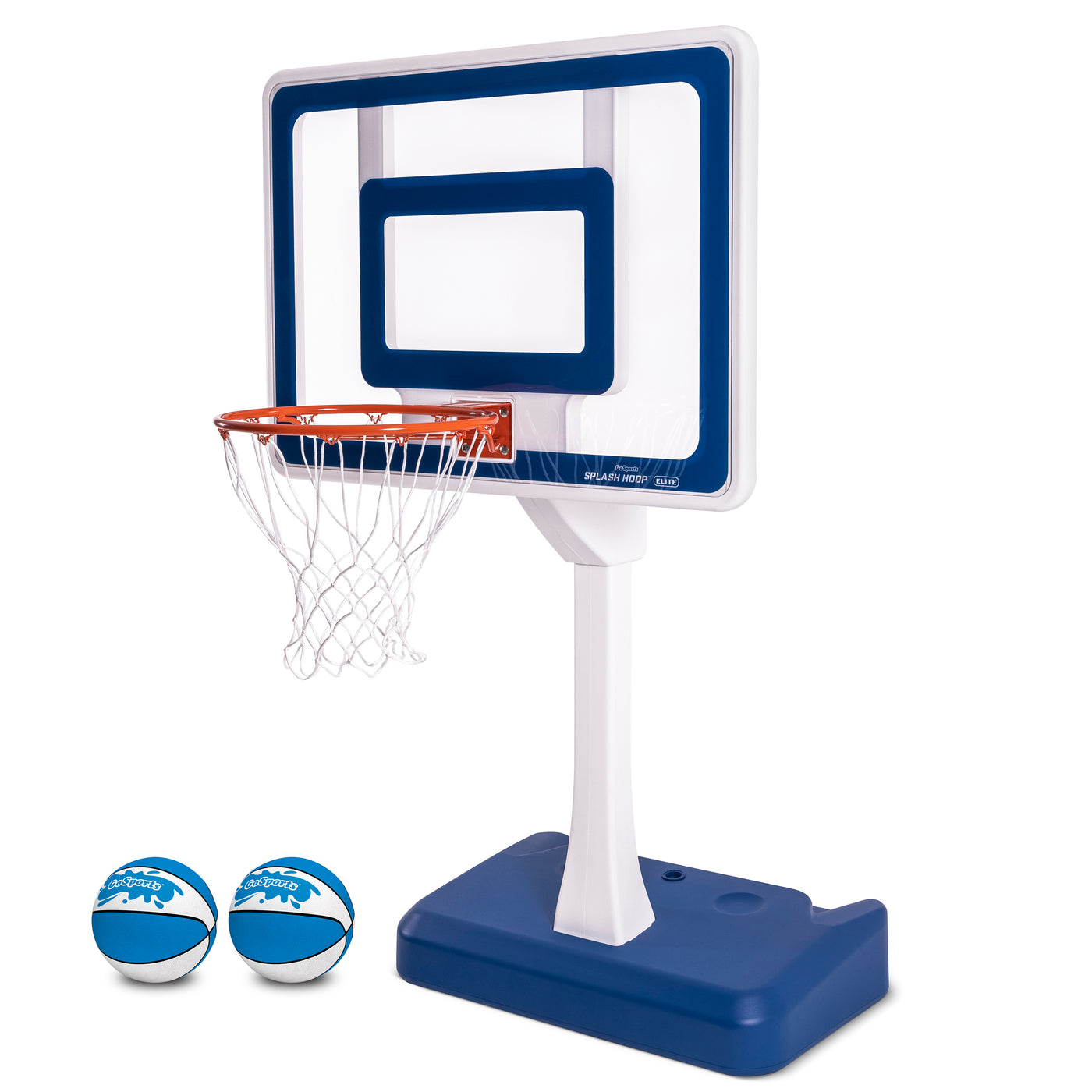 Gosports Splash Hoop Elite Swimming Pool Basketball Hoop Blue 