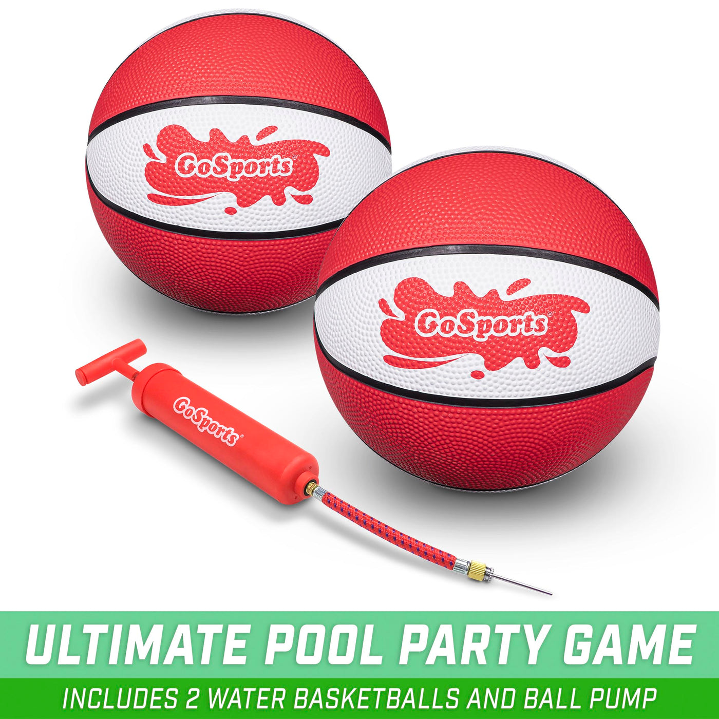 Gosports Splash Hoop Pro Poolside Basketball Game Red 