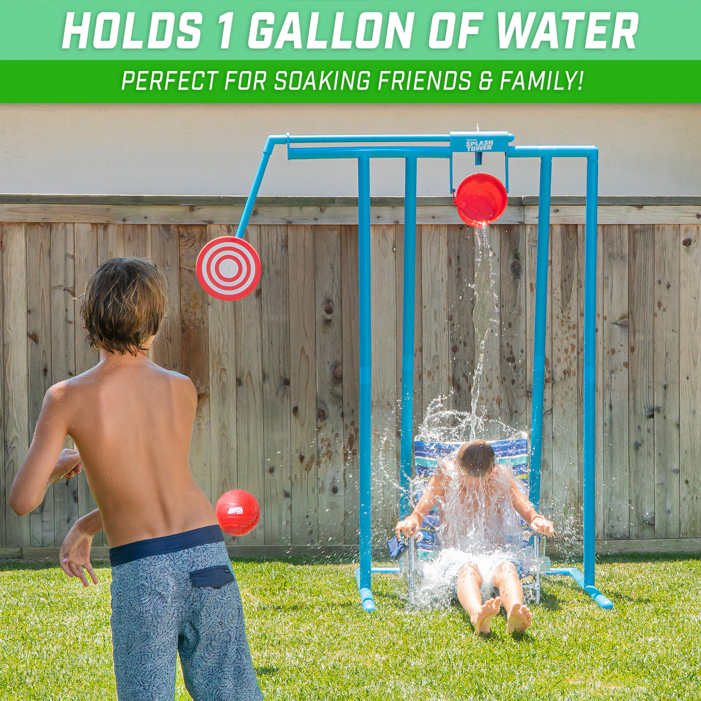 sports interactive water dunk tank game by rocket inflatables
