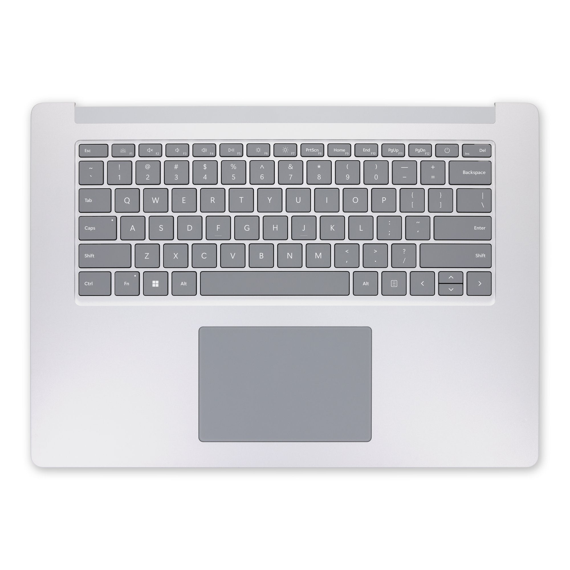 Surface Laptop 6 for Business 15" Top Cover and Keyboard - Genuine Platinum New US English