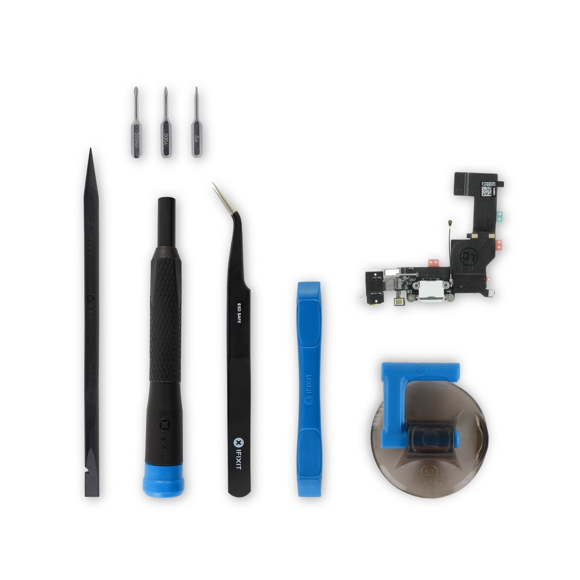 iPhone 5s Lightning Connector and Headphone Jack White New Fix Kit