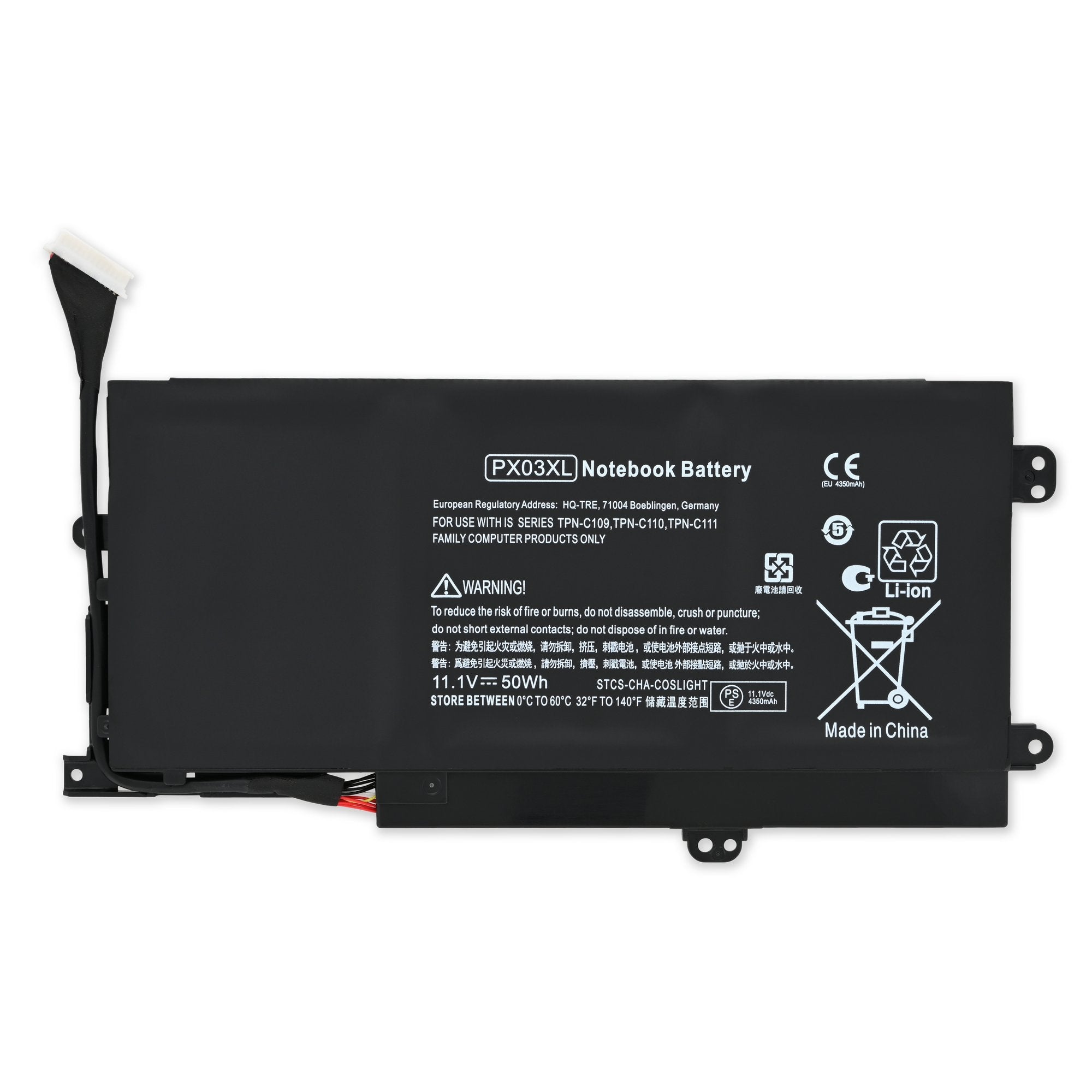 HP PX03XL Laptop Battery New Part Only