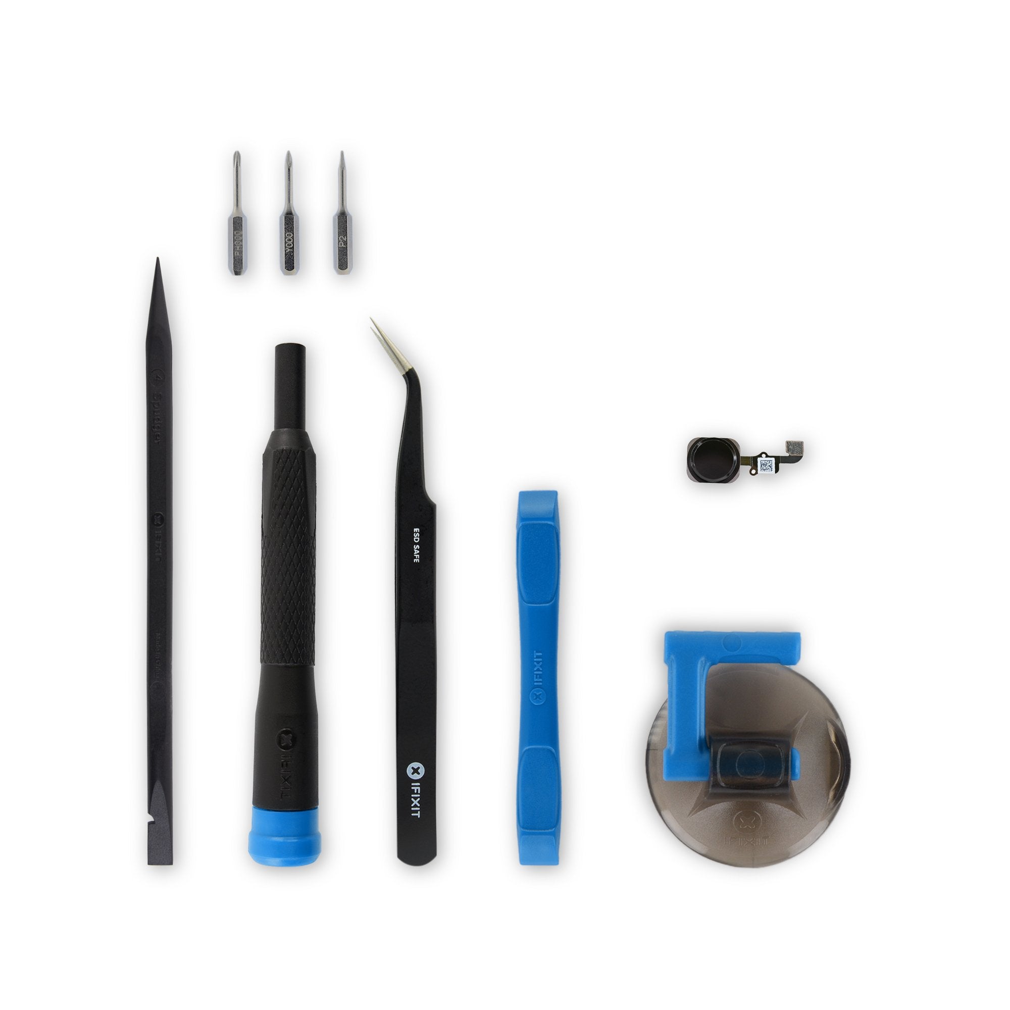 iPhone 6 and 6 Plus Home Button Assembly Black New Fix Kit