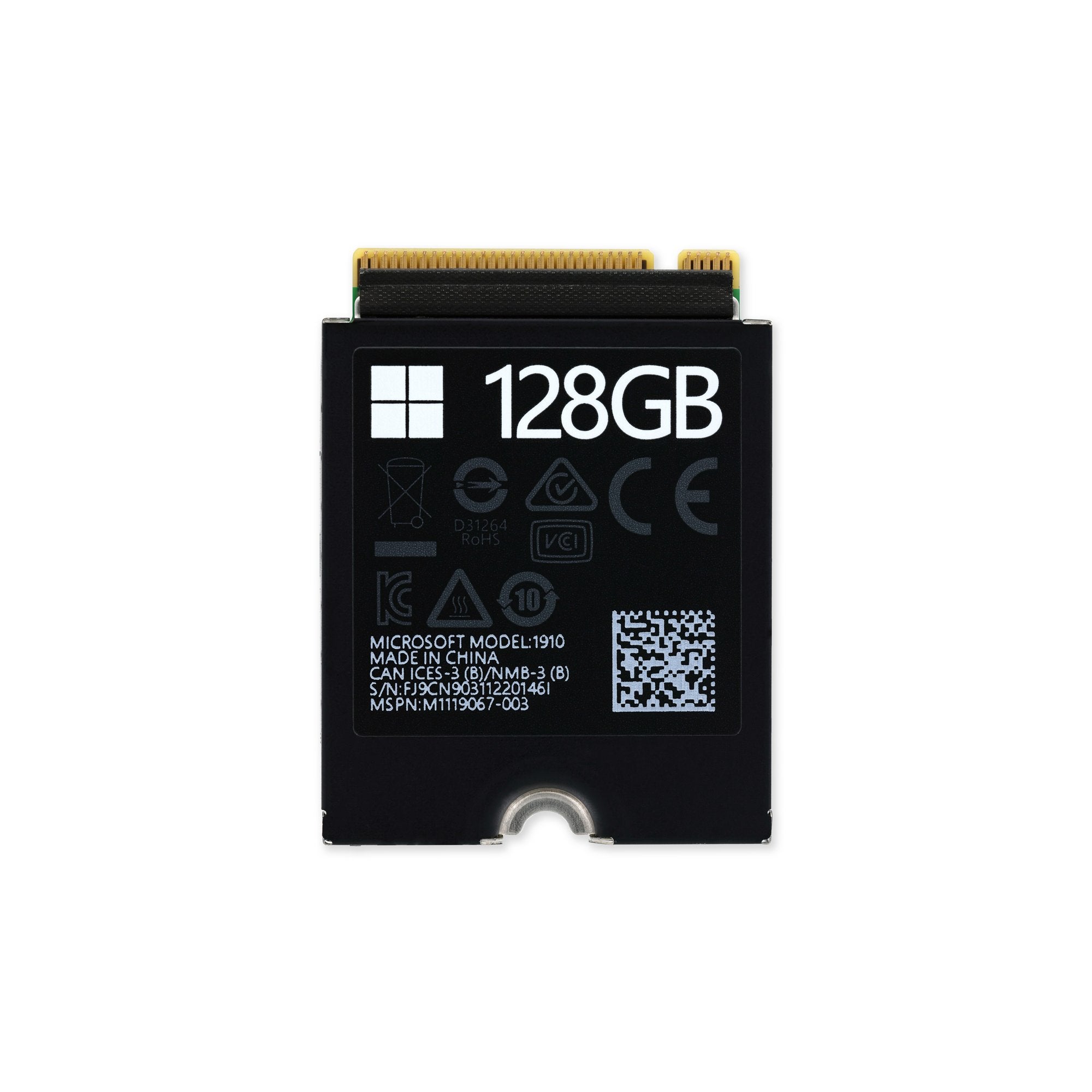 Surface Laptop 3 (Models 1867, 1868, 1872) SSD - Genuine 128 GB New Part Only
