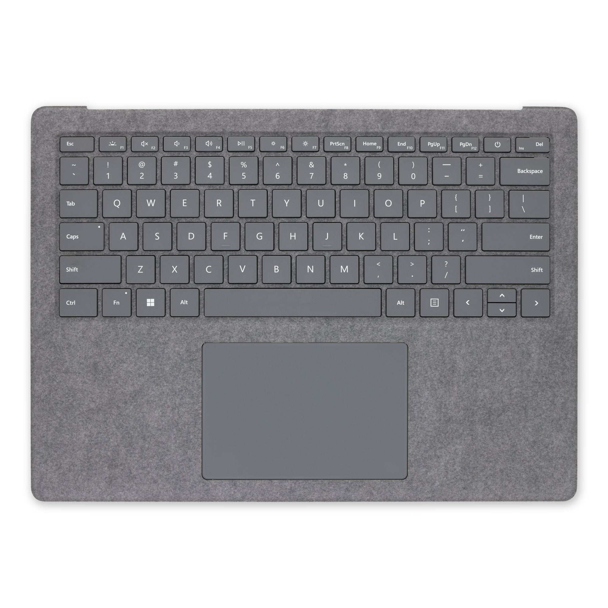 Surface Laptop 4 13.5" (Model 1950, 1958) Top Cover and Keyboard - Genuine Platinum Used, A-Stock English Keyboard