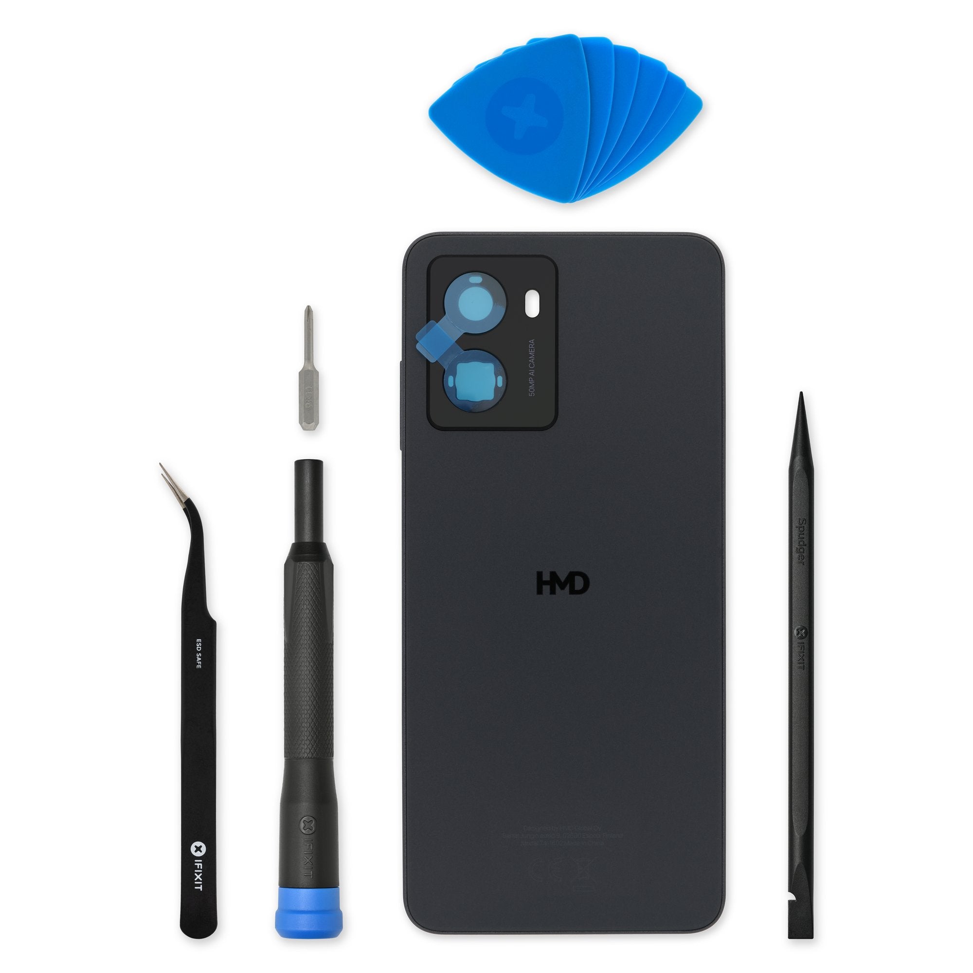 HMD Pulse+ Back Cover Blue New Fix Kit