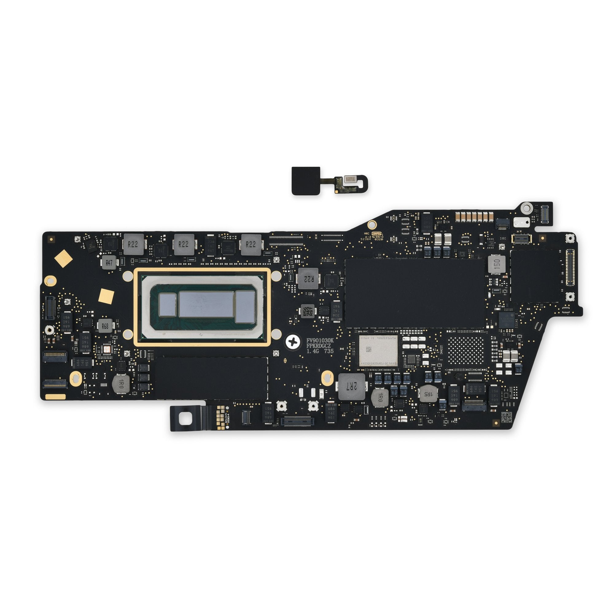 MacBook Pro 13" (A2159, 2019) 1.4 GHz Logic Board with Paired Touch ID Sensor 16 GB RAM 256 GB Used