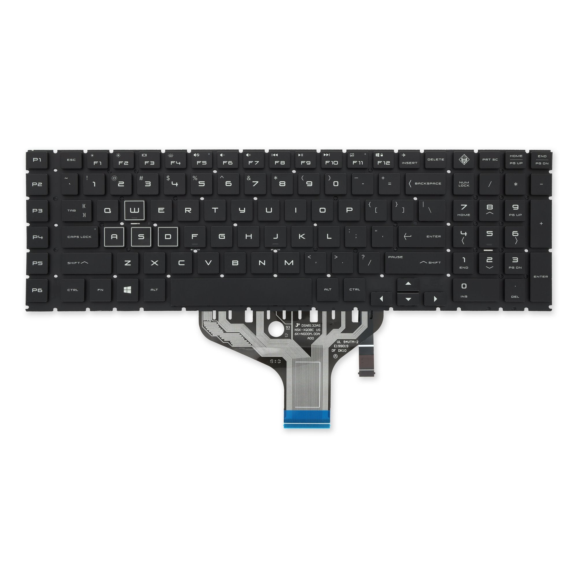 HP Omen 17t Backlit Keyboard - L57377-xx1 New