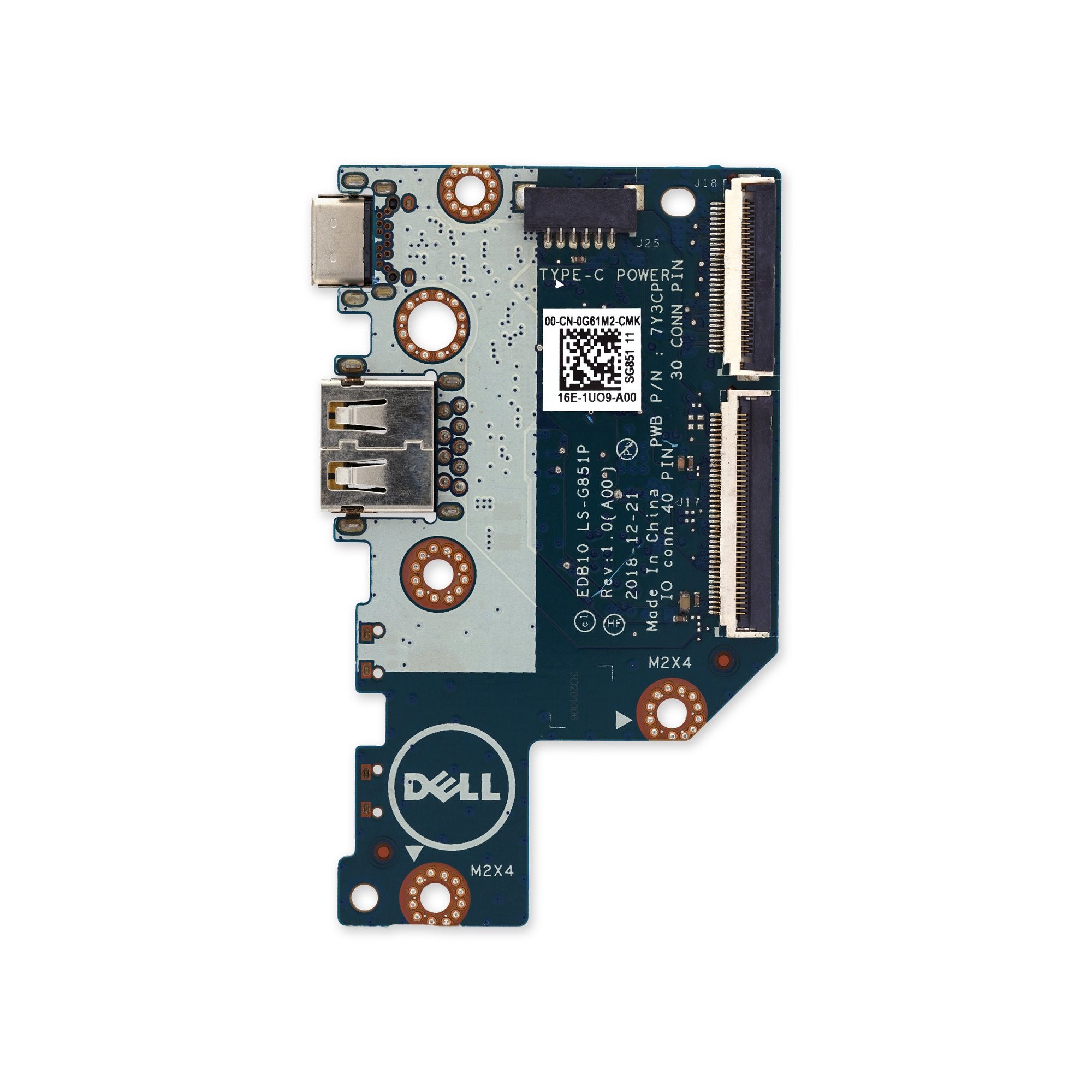 Dell Chromebook 11 3100 I/O Board - G61M2 New