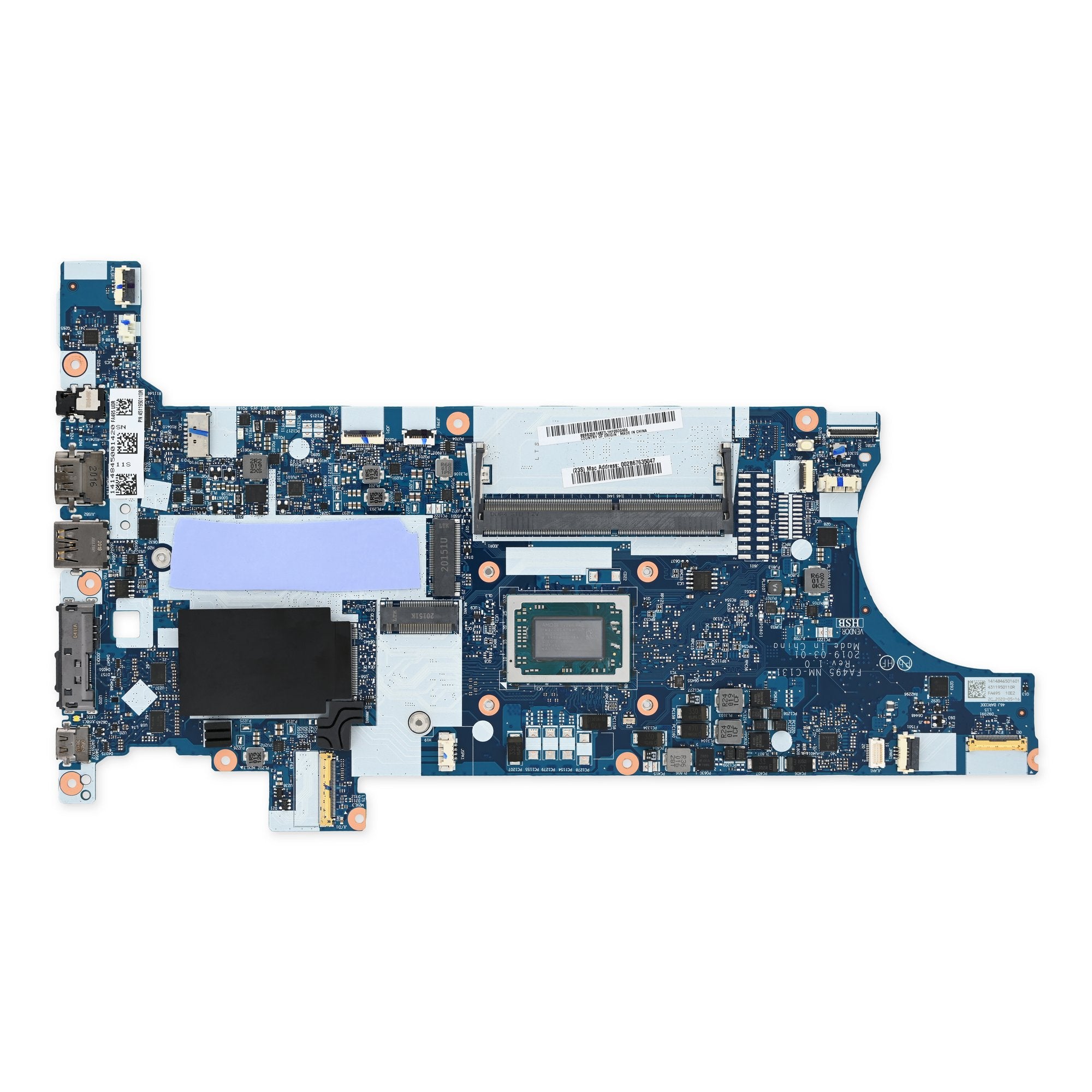 Lenovo ThinkPad T495 AMD Ryzen 7 Pro 3700U Motherboard Used