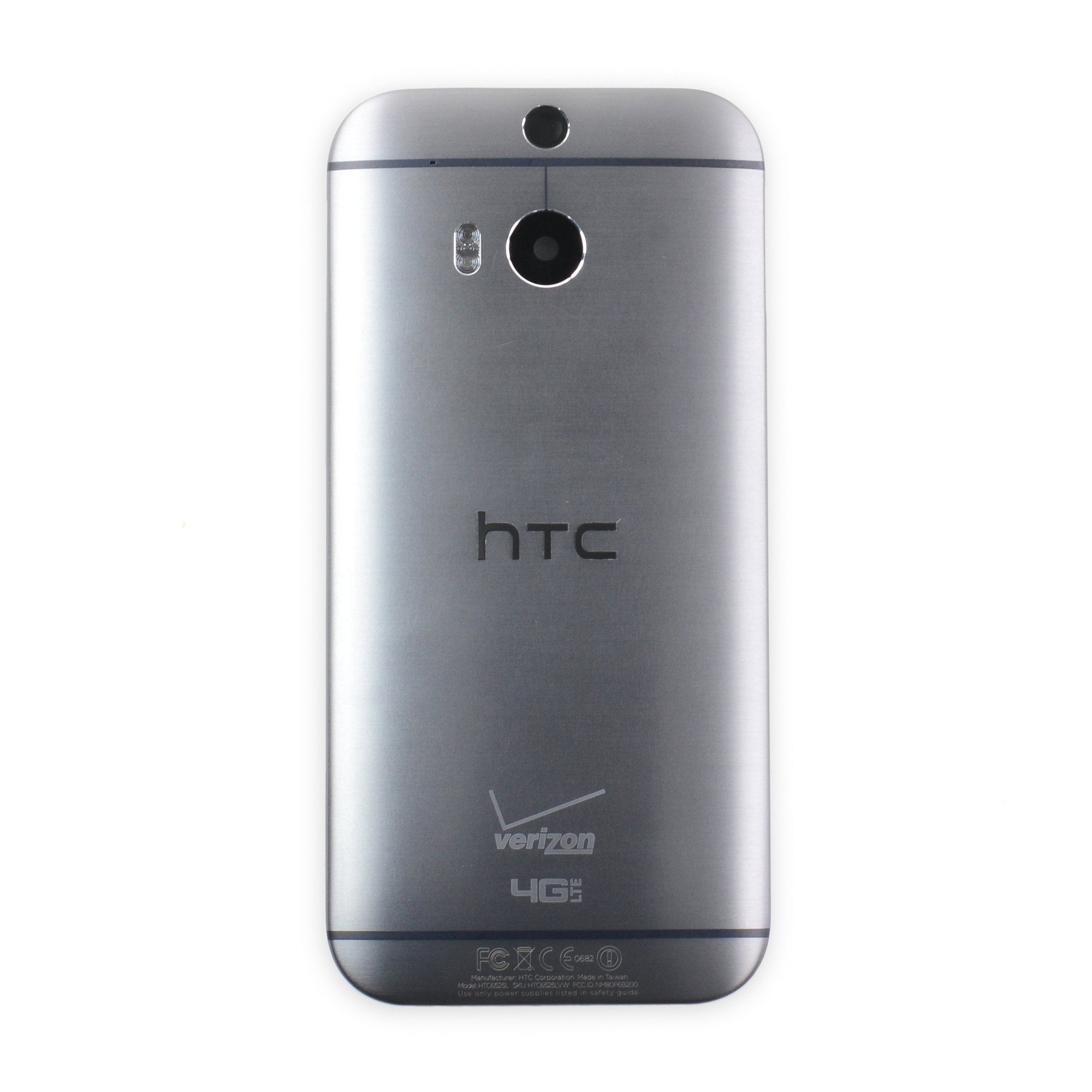 HTC One (M8, Verizon) Rear Case Gray Used, A-Stock