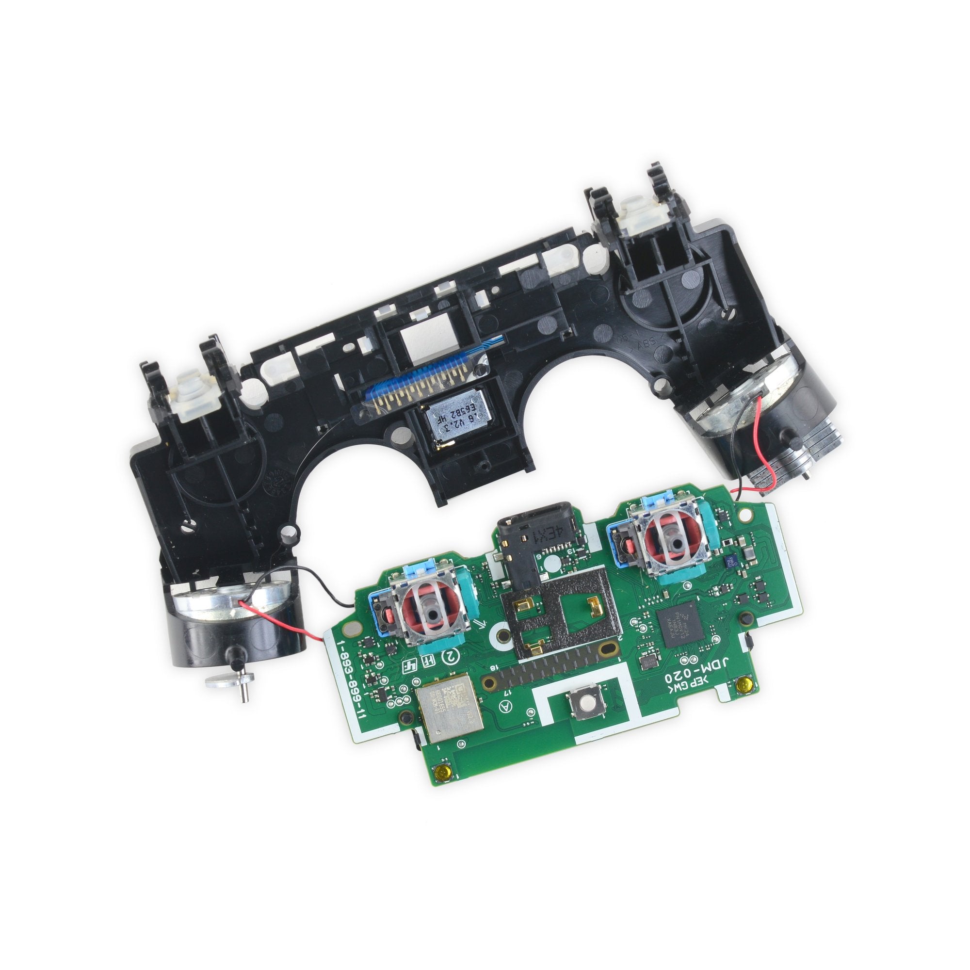 DualShock 4 Controller Motherboard and Midframe Assembly (JDM-020)