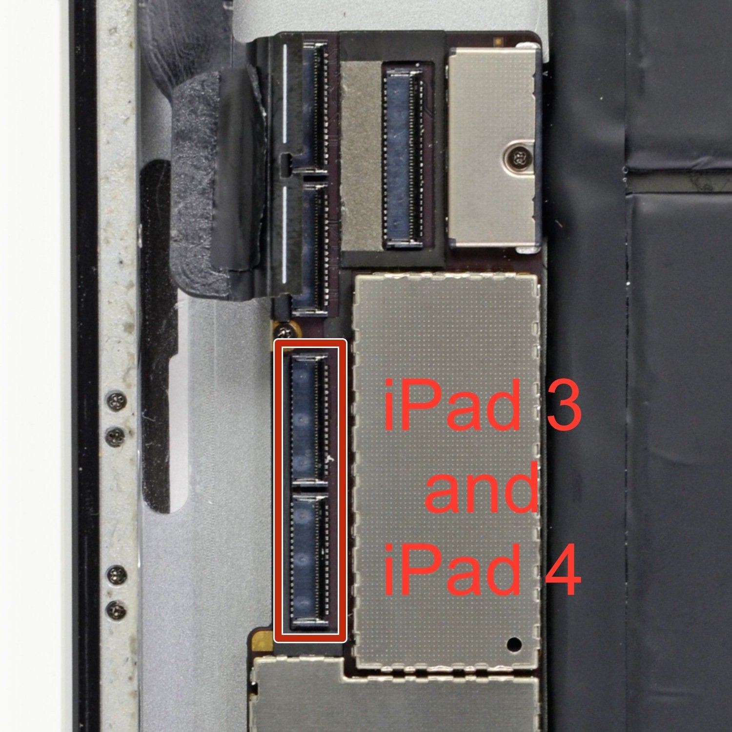 iPad 2/3/4 Digitizer FPC Connector (J3010)