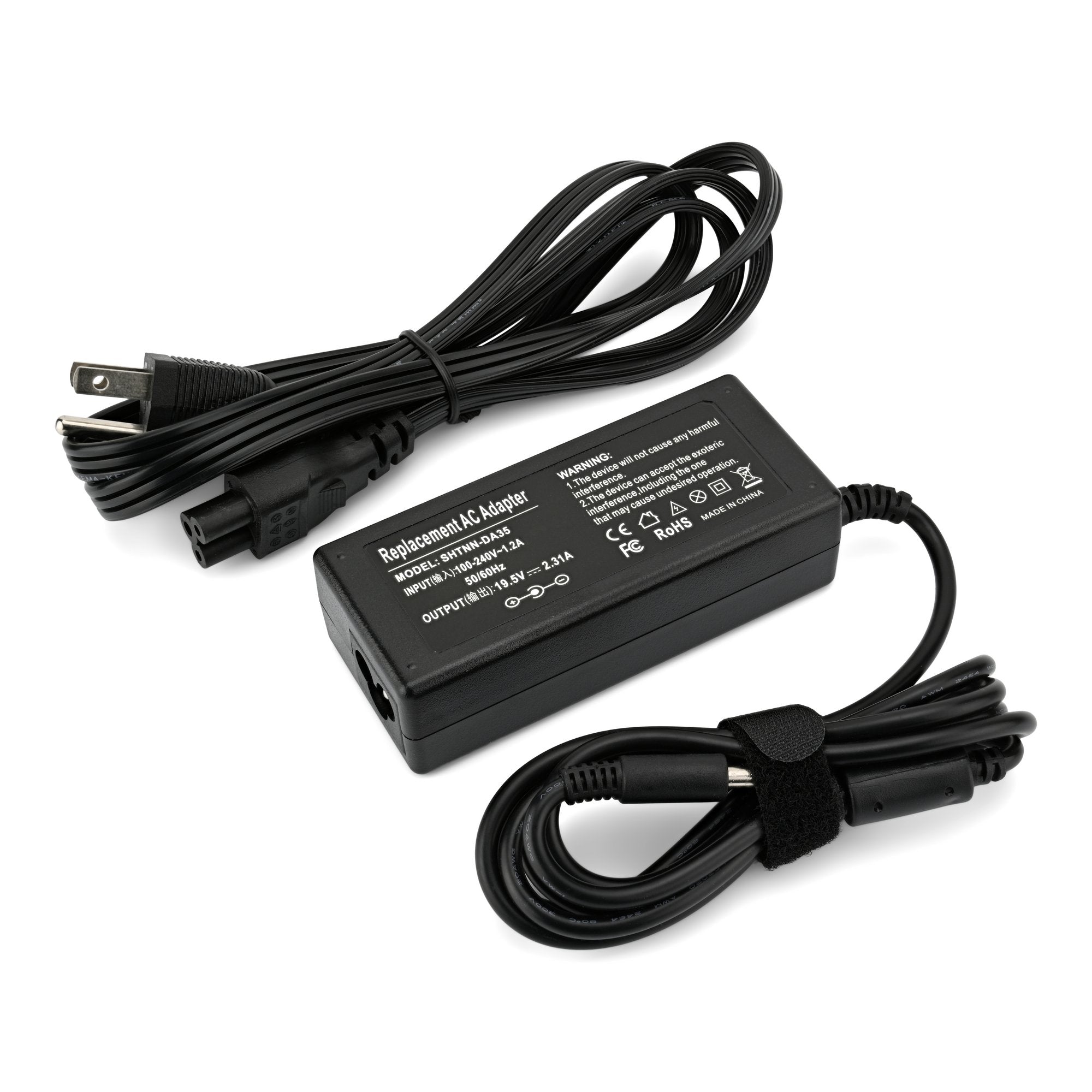 19.5V 2.31A 45W AC Adapter/Charger (Tip: 4.5mm x 3.0mm) for Select Dell Laptops New