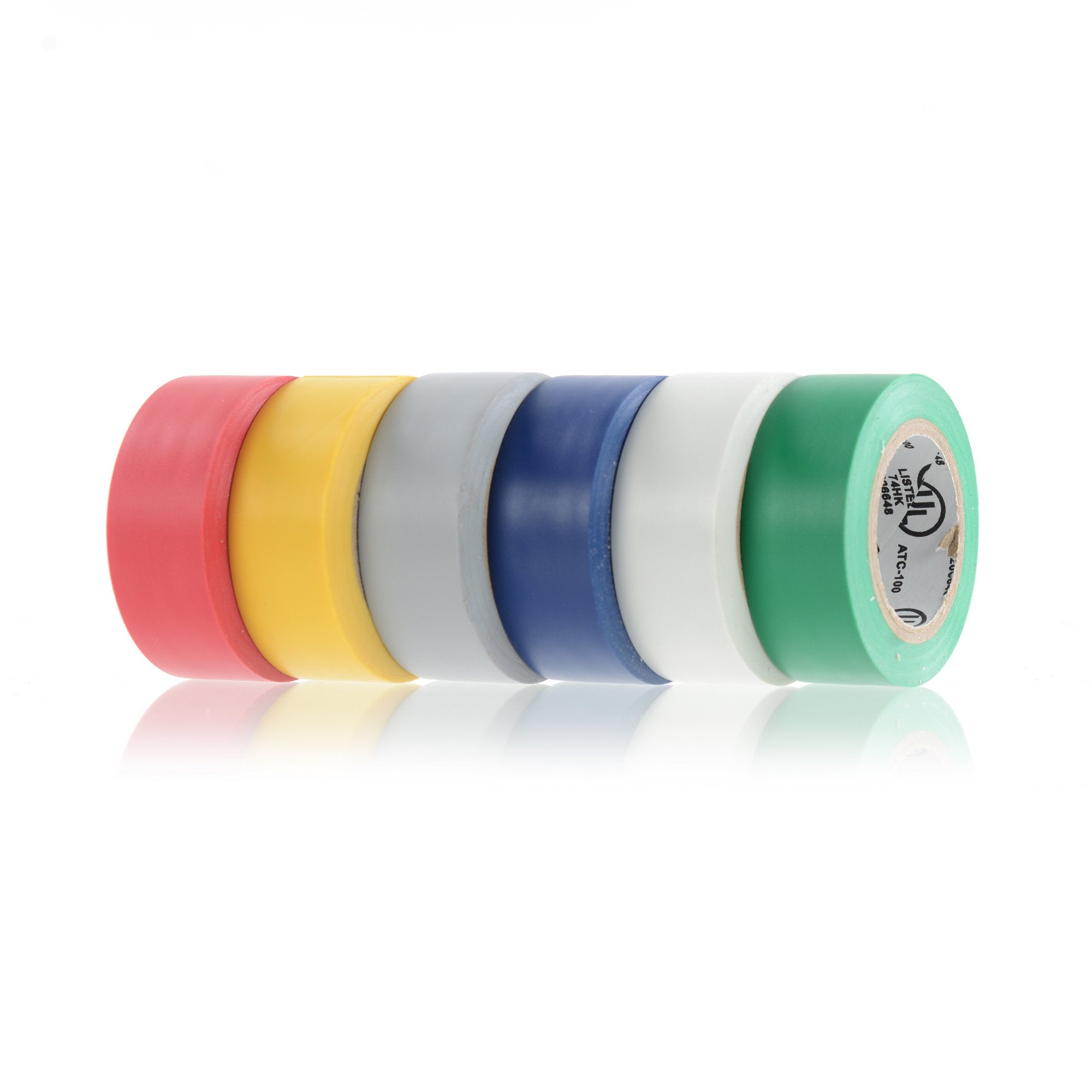 Electrical Tape in 6 Assorted Colors New