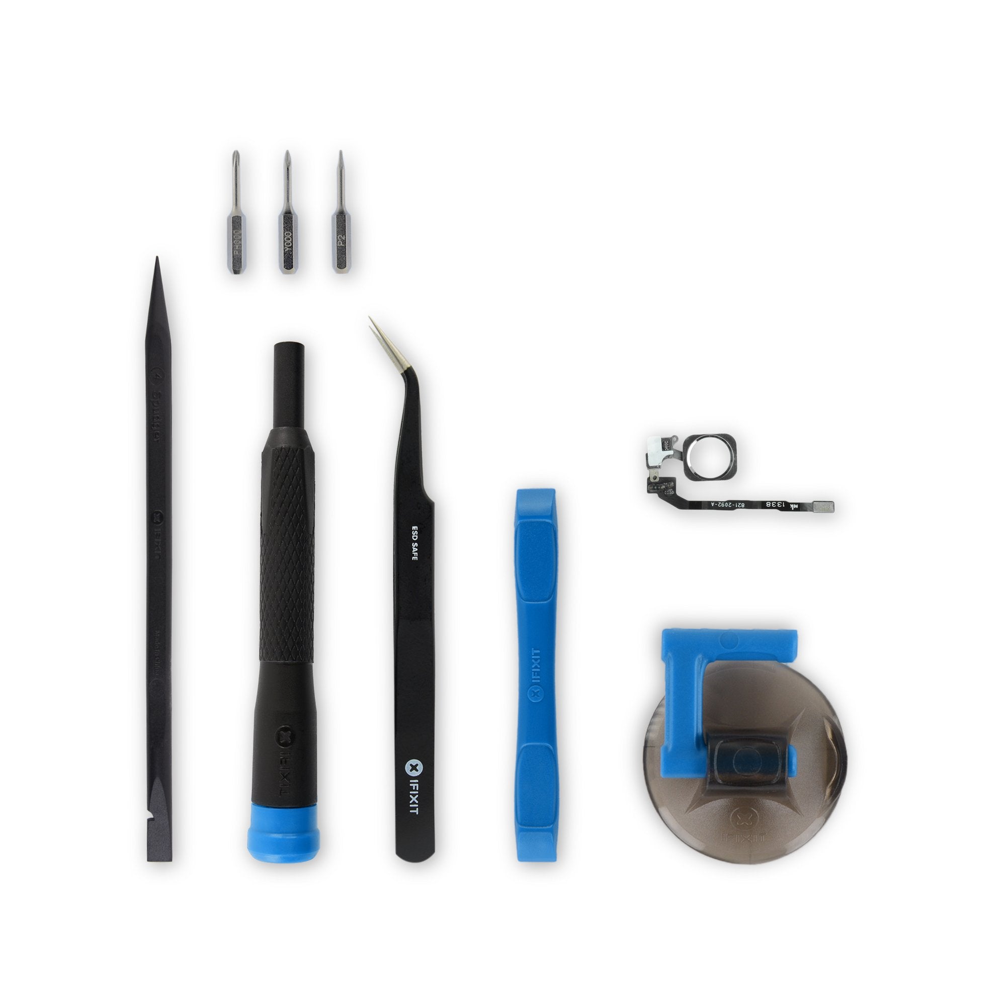 iPhone 5s Home Button Assembly Silver New Fix Kit