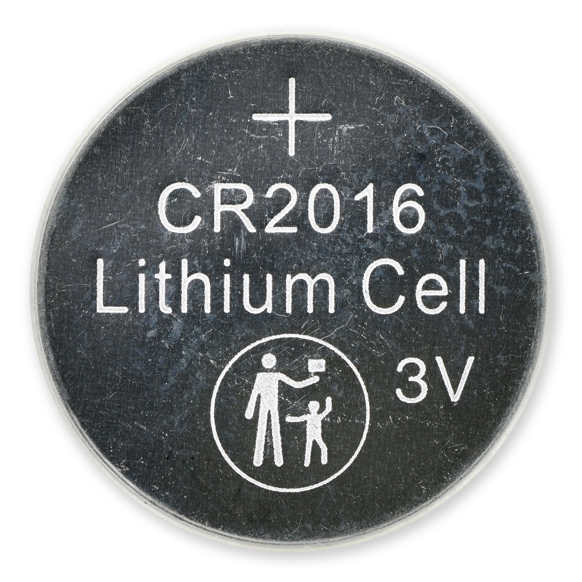 CR2016 3V Lithium Battery, 2 Count Pack, Bitter Coating Helps Discourage  Swallowing