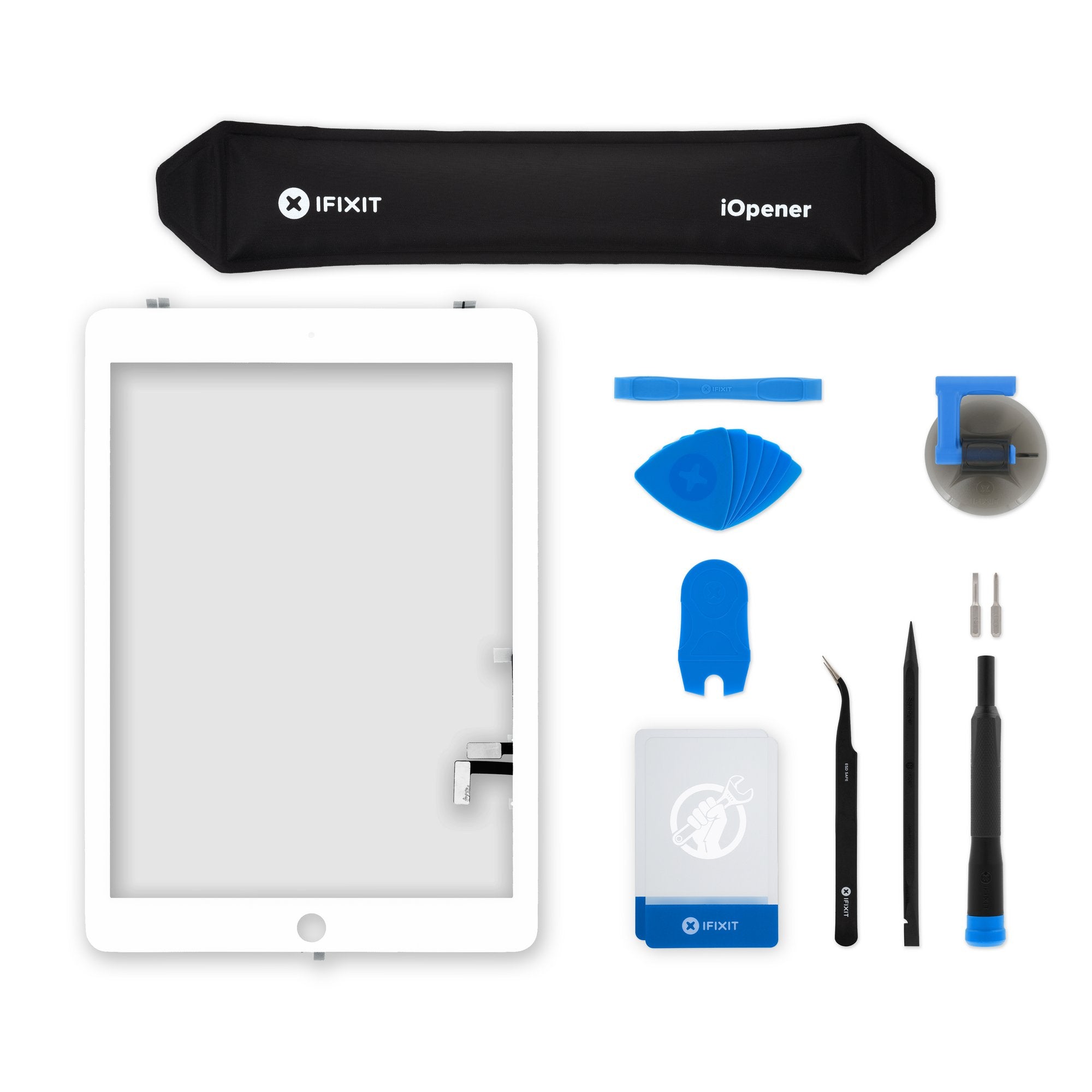 iPad 5 Screen Digitizer White New Fix Kit