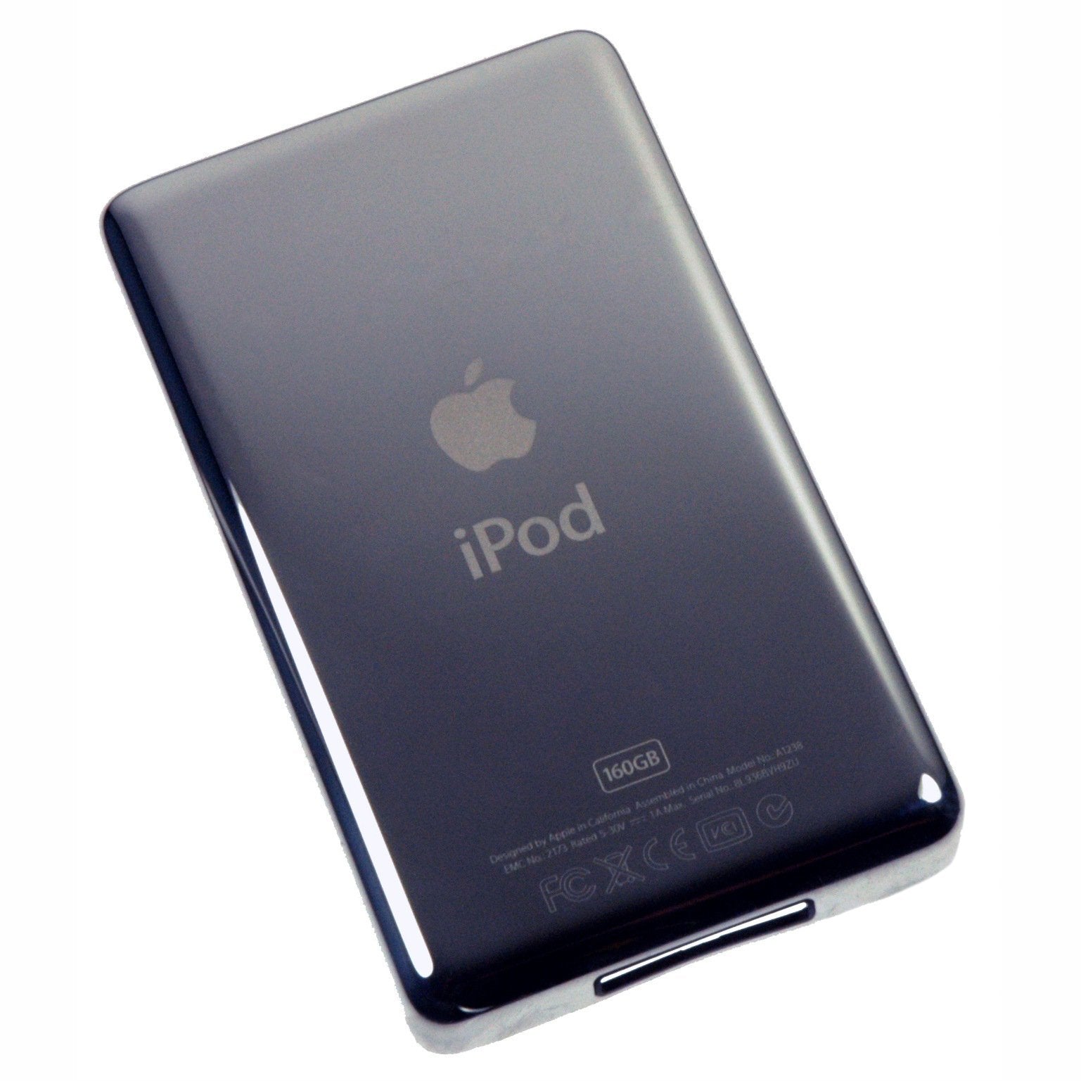 iPod Classic Thin Rear Panel Used 160GB Capacity Label