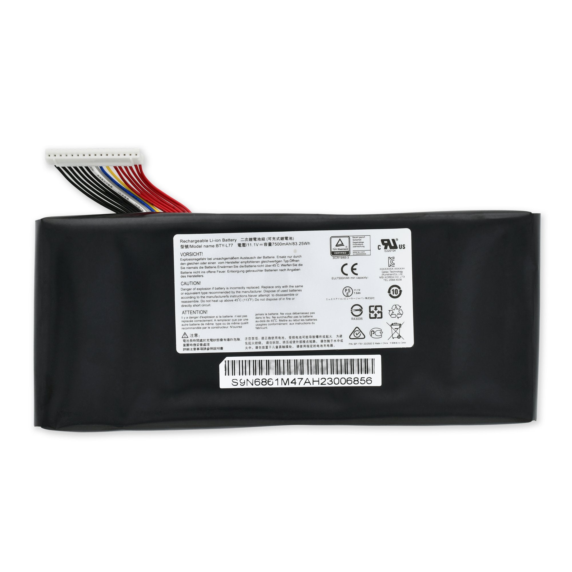 MSI BTY-L77 Battery New Part Only
