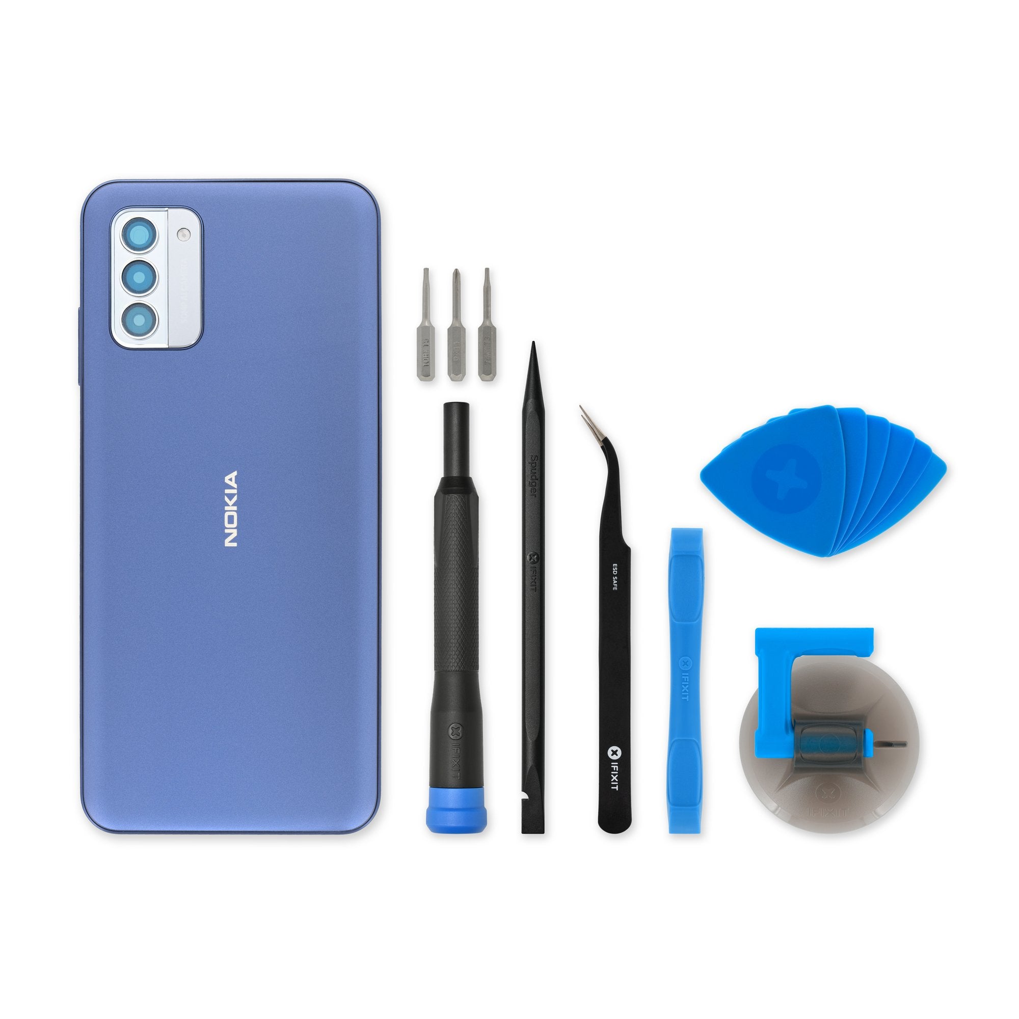 Nokia G310 5G (TA-1573 US) Rear Cover Blue New Fix Kit