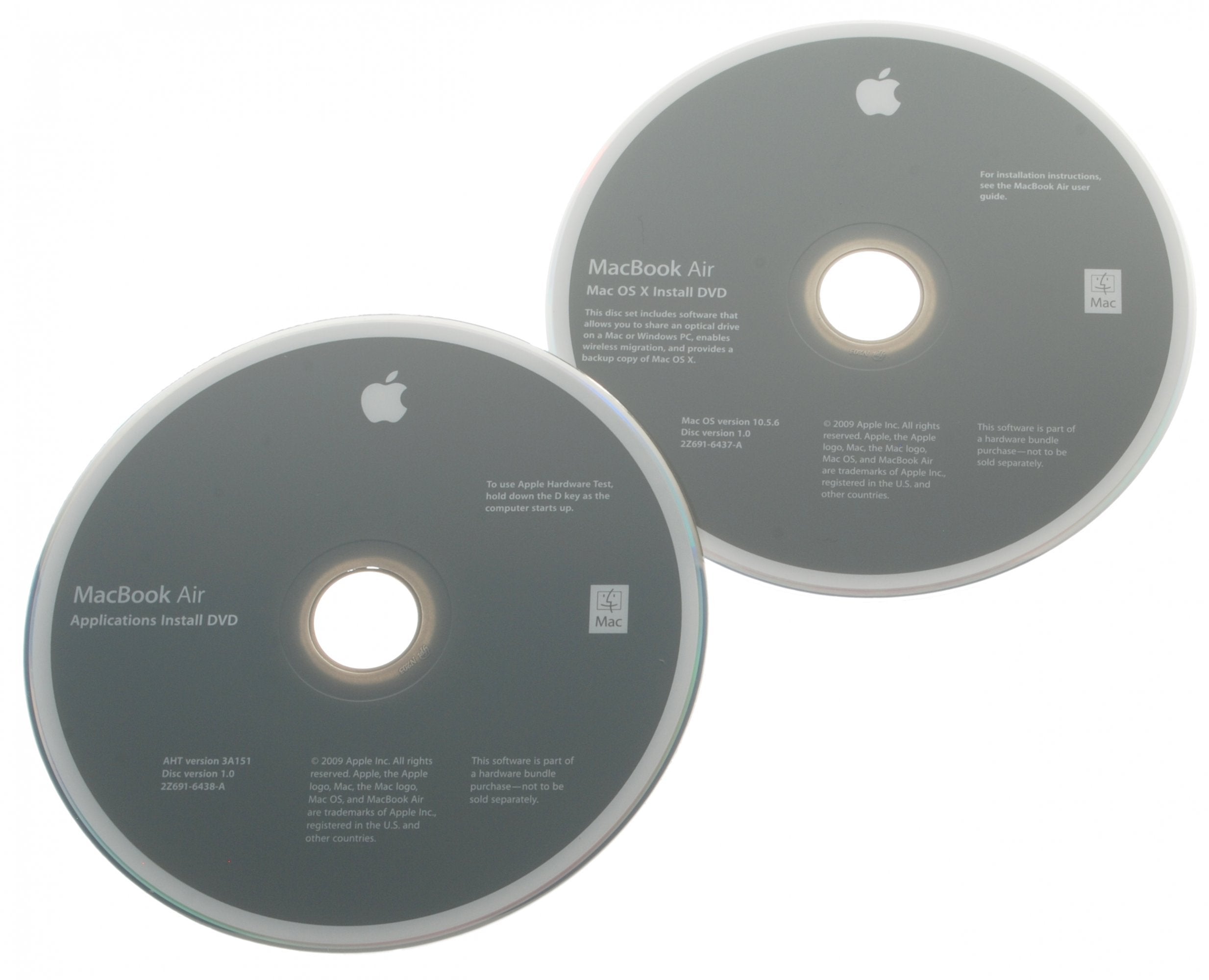 MacBook Air (Mid 2009) Restore DVDs