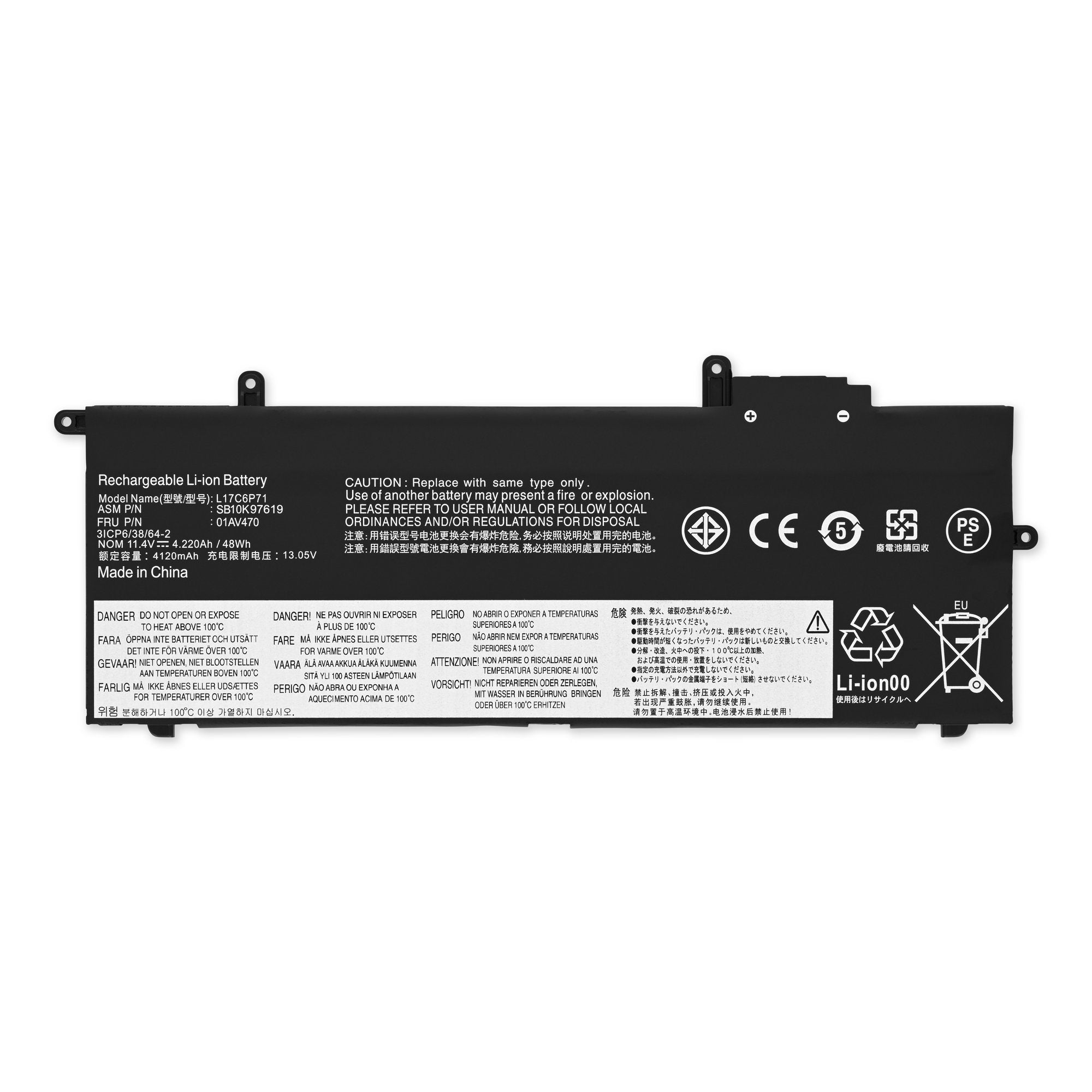 Lenovo ThinkPad X280 Battery New Part Only