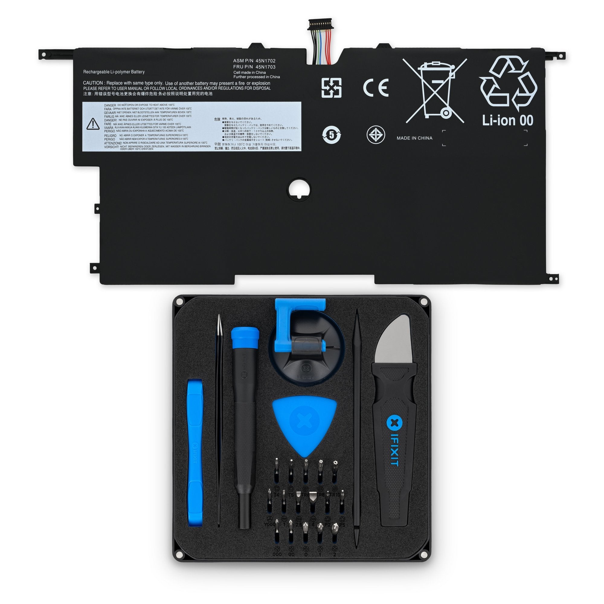 Lenovo ThinkPad X1 Carbon Gen 2 (2014) and Gen 3 (2015) Battery New Fix Kit