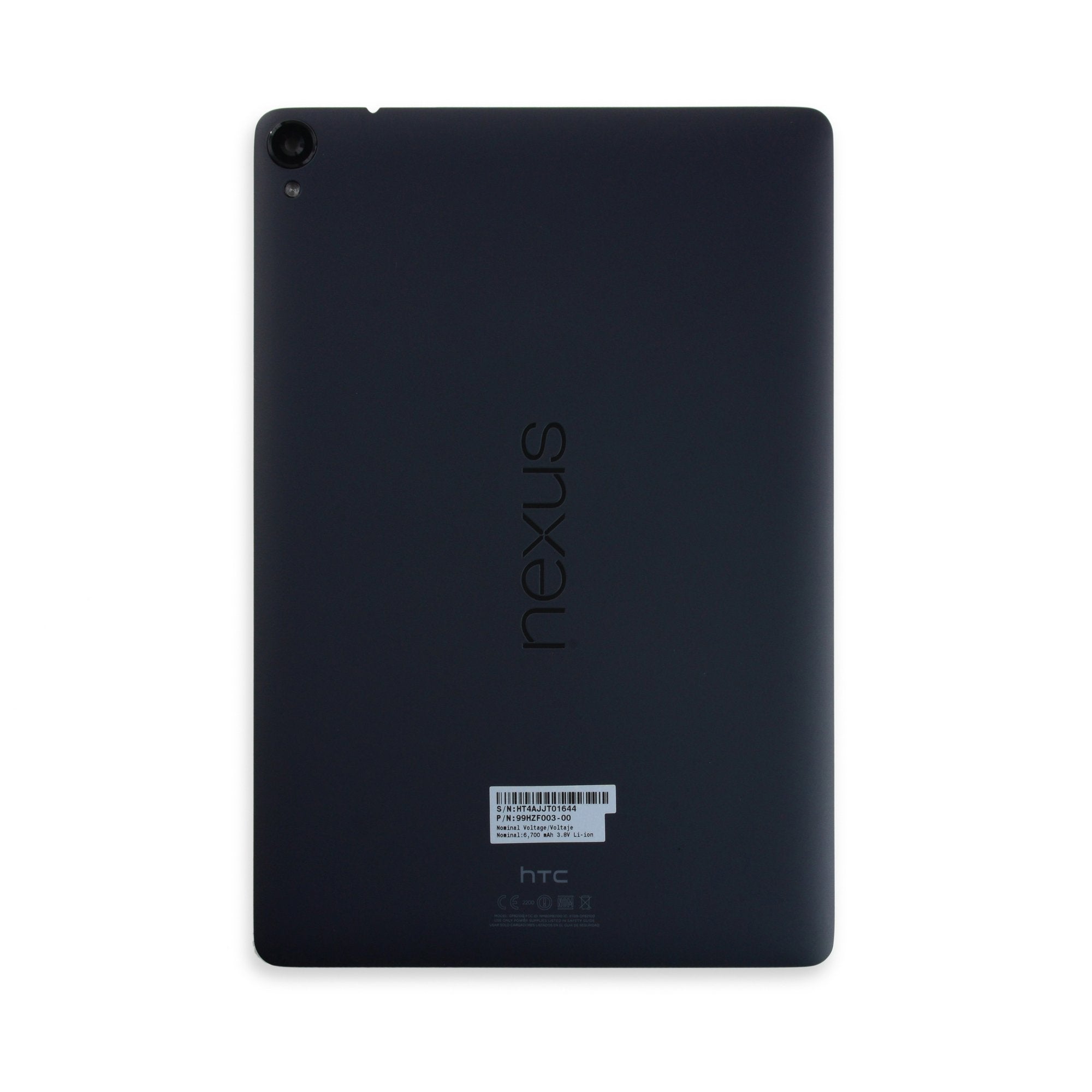 Nexus 9 Rear Panel Black Used, A-Stock