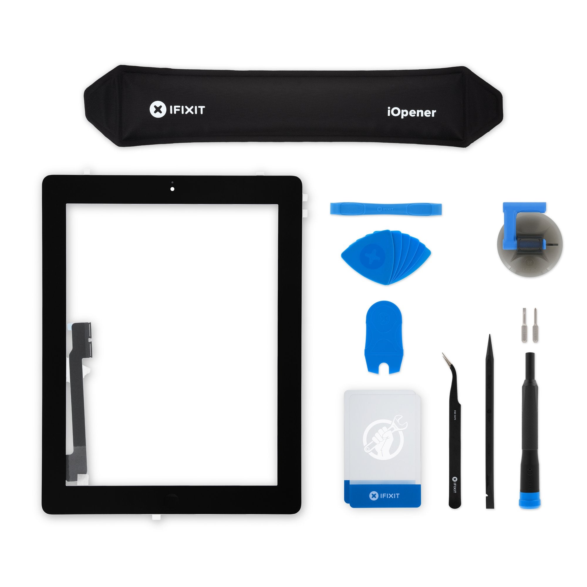 iPad 4 Screen Digitizer Assembly Black New Fix Kit