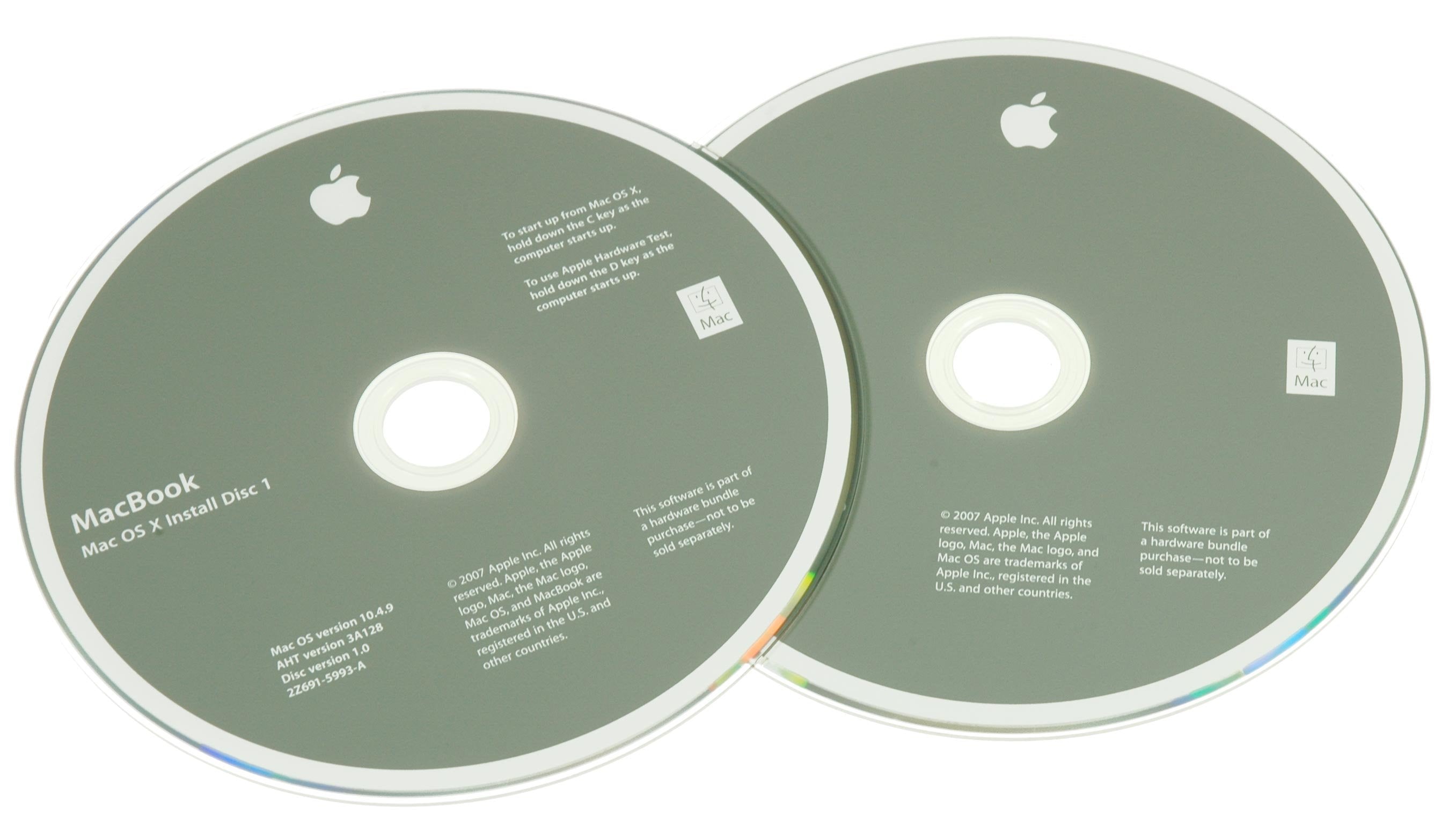 MacBook Core 2 Duo (Late 2006) Restore DVDs